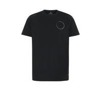 Detto Fatto Unisex-Baumwollshirt mit Print-Botschaft Schwarz (Black) M