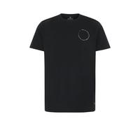 Detto Fatto Unisex-Baumwollshirt mit Print-Botschaft Schwarz (Black) S