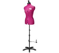 Deubl Schneiderpuppen Damen verstellbar Celine Multi (Gr.S/36-44) 8-teilig komplett einstellbar, 5-Bein Fuß, Schneiderbüste mit 12 Verstellrädchen, Rockabrunder, Rückenlängenverstellung