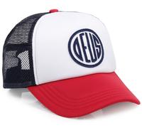 Deus Ex Machina Pill Trucker Cap Red Navy - one size