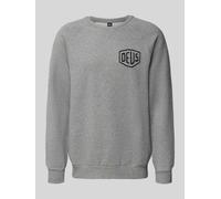 DEUS EX MACHINA Sweatshirt mit Logo und Rundhalsausschnitt in Mittelgrau, Größe M