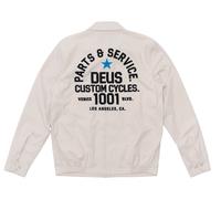 Deus Ex Machina Teller Drizzler Jacke Vintage White - L