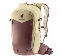 Deuter Compact 12+3 SL jade-sand - Damen-Fahrradrucksack 12-15 Liter, Airstripes-Rückensystem, Helmhalterung, Regenhülle, verstellbarer Hüftgurt, ergonomische Passform