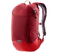 Deuter Junior Bike Kinderfahrradrucksack 8 Liter masala-cherry - leichter Bike-Rucksack mit Airstripes Rücken, Trinksystemvorbereitung, recyceltes Material