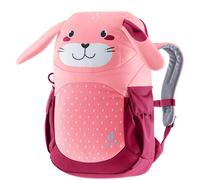 Deuter Kikki Kinderrucksack 8 Liter blossom-raspberry - 310 g, Maße 35x20x17 cm, Rückenlänge 24-30 cm, für Kinder mit 98-130 cm Körpergröße