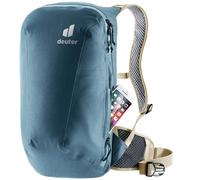 Deuter Plamort 12 Fahrradrucksack 12 Liter Farbe atlantic-desert - nur 510 g leicht, Maße 45x24x15 cm, Rückenlänge 38-54 cm, für Körpergröße 158-195 cm