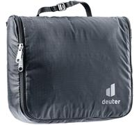 Deuter Wash Center Lite I Kulturbeutel black - leichter Reise-Waschbeutel, ohne PFAS, kompakt, mit Aufhängehaken und Fächern für perfekte Organisation