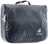 Deuter Wash Center Lite II Kulturbeutel black - ultraleichter Reise-Waschbeutel, ohne PFAS, kompakt, mit Aufhängehaken, Netzfächern und optimaler Organisation für Reisen
