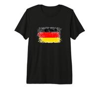 Deutsche Flagge - Ich Liebe Deutschland - Karte von Deutschland Premium T-Shirt