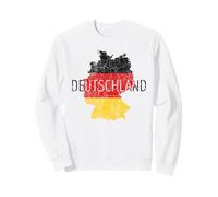 Deutsche Karte und Flagge Deutschland Souvenir Sweatshirt