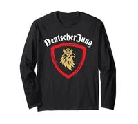 Deutscher Jung - Moderner Adler mit Wappen Deutschland Langarmshirt
