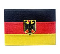 Deutsches Wappen Flagge Bestickter Deutschland Eagle Aufnäher zum Aufbügeln/Annähen Bundesdienstflagge