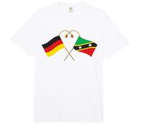 Deutschland Flagge Saint-Kitts-und-Nevis-Flagge Comfort Colors Adult Heavyweight T-Shirt