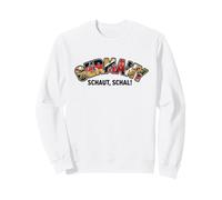 Deutschland Fußball Fan Shirt 2026 Schaut Schal Sweatshirt