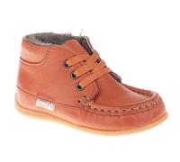 Develab Lauflerner weiches Leder Lammfellfutter Schnürer fällt klein aus Gr.20-24 orange EUR 21