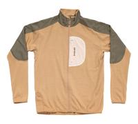 Devold Adventure Herren Fleecejacke beige Größe XL Camping Widerstandsfähig Merinowolle