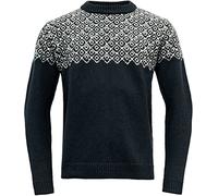 Pullover Devold BjØrnØya Wool Sweater (Ink/offwhite) Mann L