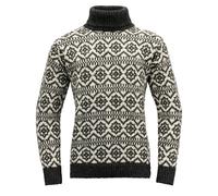 Devold Hoddevik Wool High Neck anthracite/offwhite (940B) XXL