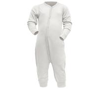 Devold - Kid's Breeze Merino Sleepsuit - Overall, Gr. 92, grau/weiß (Off-White)