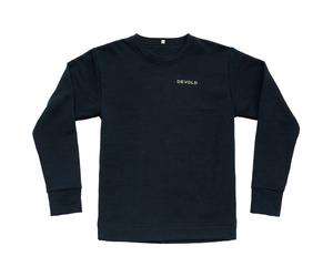 Devold - Kid's Everyday Crew - Pullover, Gr. 176, schwarz (Ink)