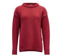 Devold Nansen Damen Wollpullover Himbeere