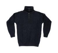 Devold Nansen Zip Neck Wollpullover Navy XL