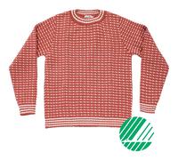 Devold Islender Refined Sweater, Marsala/offwhite / L, Pullover