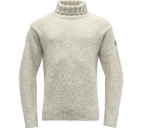 Devold Originals Nansen Sweater High Neck Grey Melange, Größe M - Freizeitpullover, Farbe Grau