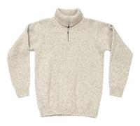 Devold Of Norway Nansen Wool Zip Neck Pullover XL Grey Melange