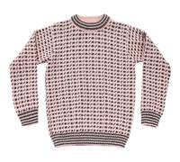 Devold Original Islender Wool Sweater Pullover - Chalk Pink - Anthracite