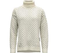 Devold Women's Sørisen Wool High Neck Off White/Ink OFFWHITE/INK XL