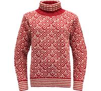 Devold Svalbard High Neck Pullover (Größe L, rot)