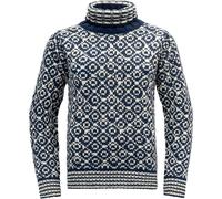 Devold Svalbard Wool High Neck, Night - Off White / XS, Pullover