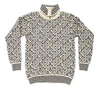 Devold of Norway Svalbard Wool Zip Neck offwhite/anthracite (020A-clothing) XXL