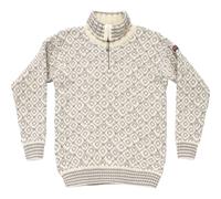 Devold Svalbard Wool Zip Neck, Offwhite - Grey / XS, Pullover