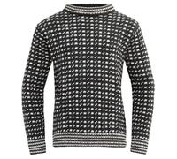Devold Original Islender Wollpullover Weiss Anthrazit M