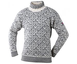 Devold - Svalbard Sweat Highneck - Wollpullover, Gr. M, grau (Off-White/Anthracite)
