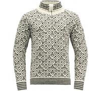 Devold Svalbard Zip Sweater offwhite/anthracite L 2020 Sweatshirts & Trainingsjacken