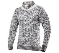 Devold Svalbard Wool Zip Neck - Offwhite/Anthracite - L