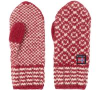 Devold Svalbard Wool Mitten Hindberry/Offwhite M