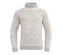 Devold - Svalbard Sweat Highneck - Wollpullover, Gr. XS, grau (Off-White/Grey)