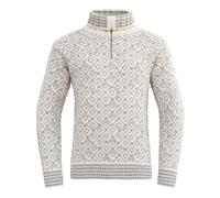 Devold of Norway Svalbard Wool Zip Neck offwhite/grey (810A-clothing) M