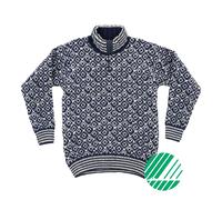 Devold Svalbard Zip Neck Wollpullover Svalbard Wool Zip Neck - Night - XL