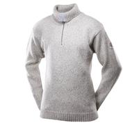 Devold Unisex Nansen Sweater Zip Neck Grey Melange XS