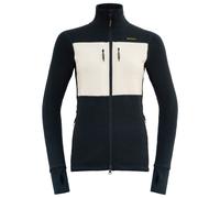 Devold - Women's Egga Grid Merino Jacket - Merinojacke, Gr. L, schwarz (Ink/Off-White)