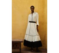 Devotion Twins Erato Midi Skirt Gaze Black Offwhite Größe: S | Midiröcke Outlet | Damen | Schwarz