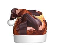 Dexnel Antelope Canyon Printing Winter Warm Caps 1 Pieces Unisex Gifts Xmas Adult Holiday Christmas Tree Decoration Santa Hat