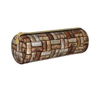 DEXNEL Federmäppchen aus Kork, mit Reißverschluss, elegant, praktisch, für Jungen und Mädchen, Geschenk, weiß, Einheitsgröße, Taschen-Organizer