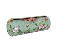 DEXNEL Federmäppchen mit Blumenmuster, Stiftehalter mit Reißverschluss, elegantes, praktisches Federmäppchen für Jungen und Mädchen, weiß, Einheitsgröße, Taschen-Organizer