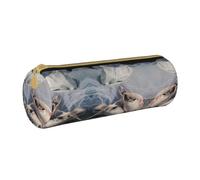 DEXNEL Federmäppchen mit Reißverschluss, elegante praktische Stifte-Tasche für Jungen und Mädchen, weiß, Einheitsgröße, Taschen-Organizer